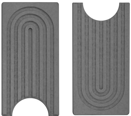 Volminex Absorbent Faucet Mat, Drying Mat for Kitchen Sink,Grey 15.7x3.9 | Sink Splash Guard, Stone Sink Protector Mat, Fast Drying Mats, Tap Mat, Water Faucet Drain Mat for Kitchen Bathroom Counter