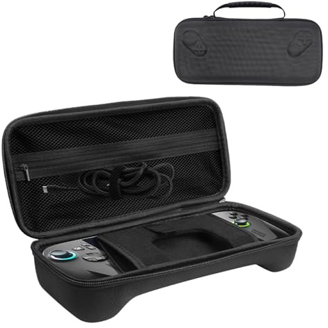 Baomaeyea Hard Carrying Case Compatible with ROG Xbox Ally Console&Accessories,Portable Travel Handheld Case for Storage and Stand,EVA Shockproof Protective Carry Bag with Large Capacity (bkEVA)