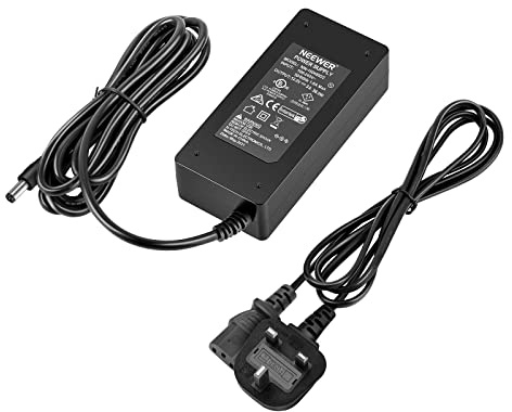 Neewer AC 220-240V to DC 12V 3A 36W Power Supply Adapter with 6.5 feet/2 meters Power Cable for 480 LED Video Light and Max. 12V 3A 36W Ring Light (UK PLUG)