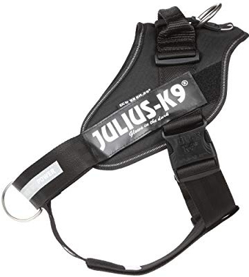 Julius-K9, IDC Powerseleness, hundsele med främre kontroll Y-bälte, storlek: XL/2, svart