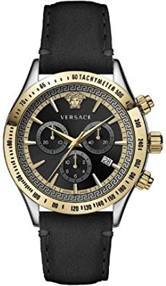 Versace Herren Armbanduhr Chrono Class.44 D/BLK S/BLK BI V302 VEV7002 19