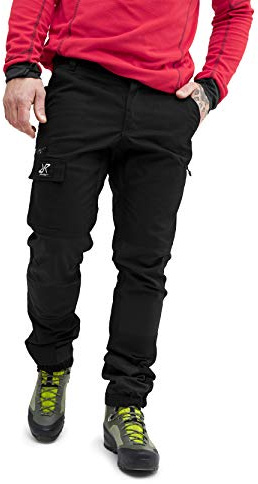 RevolutionRace Herren Nordwand Pants, Hose zum Wandern und für viele Outdoor-Aktivitäten, Black, XL