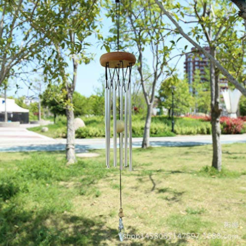 Abcsea 1 Stück Windspiele für Draußen Edelstahl, Windspiele im Freien, Windspiele für Den Garten, Windspiele für Draußen Metall - Kaffee
