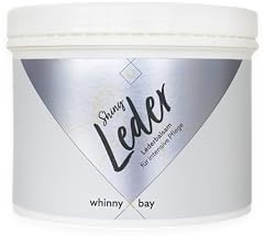 whinny X bay Lederbalsam Shiny Leder – Glattleder Balsam für intensiven Glanz & Schutz | nährend, wasserabweisend & duftend, 500ml
