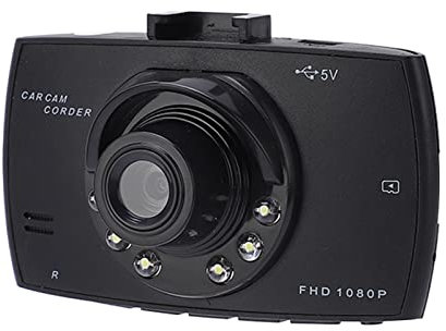 Dash Cam per Auto Anteriore e Posteriore, Videocamera per Cruscotto per Auto con Visione Notturna FHD 1080P, Grandangolo di 170 Gradi, Registrazione in, Rilevamento della