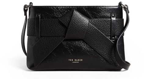 Ted Baker Womens Bow PU Crossbody Bag Jet Black One Size