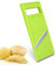 FORNORM Handheld Mandoline Vegetable Slicer, Portable Vegetable Chopper, Stainless Steel Potato Slicer, Manual Kitchen Chopper for Potatoes, Carrots, Onions (Green)