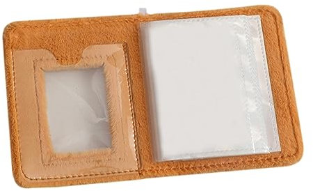 Cabilock Handgemachtes Fotoalbum Aus Plüsch Und Niedliches Kreatives Scrapbook Für Postkarten Und Erinnerungen Für Sammler Und Fans Braunes Design Mit Vielen Seiten