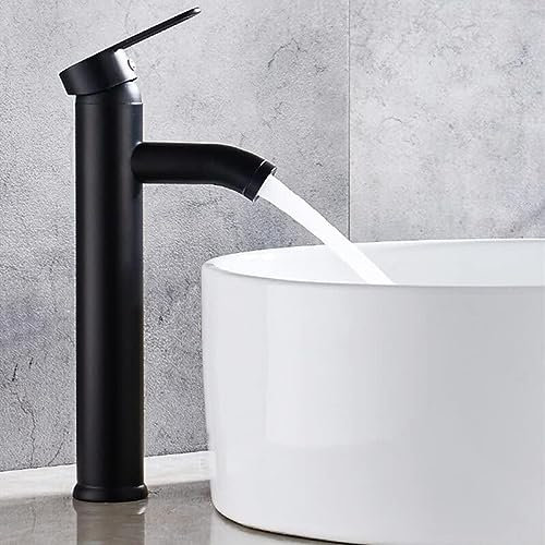 GSZCCZS Wasserhähne Edelstahl Einhebel Badezimmer Wasserhahn Deck montiert Kalt-Warmwasser Mischbatterie Waschbecken Wasserhähne
