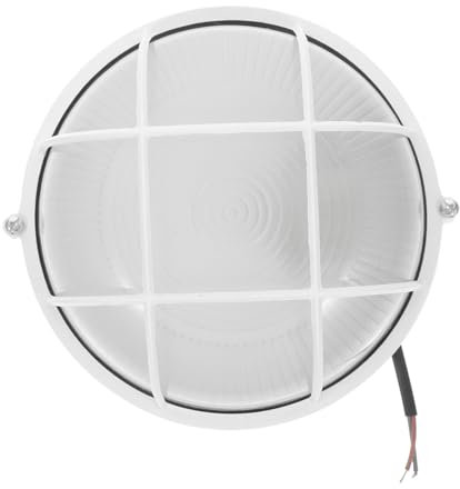 GLEAVI Illuminazione per Sauna in E Alluminio Lampada in per Bagno Turco Lampada da Soffitto/Parete E27 Lampada da Parete per Esterni in Stile Nautico per Sauna