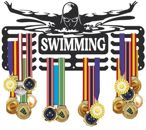 SUPERDANT Medaillenaufhänger Auszeichnungshalter Aus Metall Haken Medaillenregal Aus Eisen Wandmontage Rennmedaillenaufhänger Geschenk Für Sportler Und Kinder