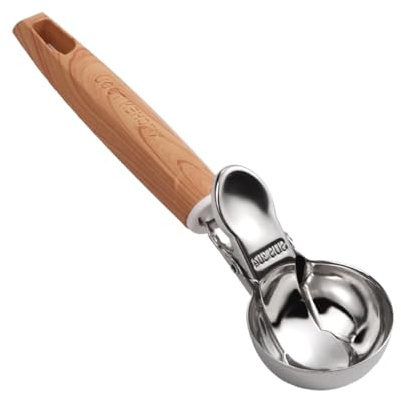 Cuillère à crème glacée, cuillère à biscuits en acier inoxydable - Passe au lave-vaisselle - Ustensiles de cuisson - Cuillère à boules de fruits pour femme au foyer, boulangers professionnels