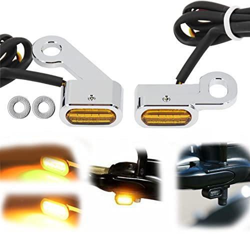 2X Motorrad Blinker Bernstein Lauflicht Für Harley Sportster XL 48 72 1200 883 04-20 Nightster