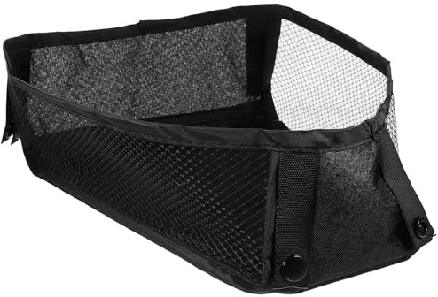 WATIIFUFU Bolsa Organizadora Inferior para Cochecito de Ñiño, Cesta de Almacenamiento Flexible, Resistente y Segura para Pañales y Biberones, Adecuado para Paseo y Actividades al Aire Libre