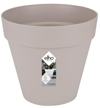 elho loft urban rund 70cm Blumentopf - Warmes Grau | Ø 69 x H 62.5 cm