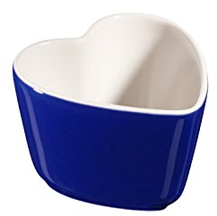 Staub Keramik 6er Set XS Mini Förmchen Ramekin Dessertschale Dunkelblau 8 cm