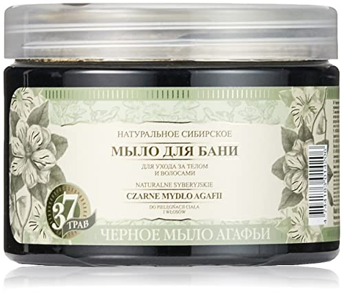 Grandma Agafia Natural Herbal Soap Black 500ml (BA01)