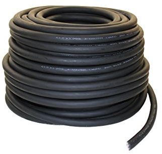 Hochwertige Gummileitung H07RN-F 5G6/ 5G10 (5x6;5x10 mm²) Baustellenkabel, Industriekabel IP44 geeignet für den Außenbereich 5-50m (5G6; 5m)