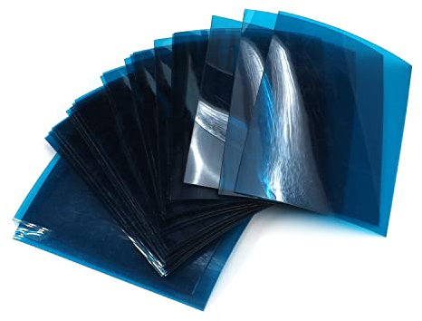 Othmro 12 occhiali minimalisti blu 3D con resina, lente di carta filtrante per TV 3D, cinema, visualizzazione DVD