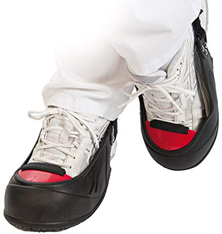 Stahlkappen-Überzieher, Sicherheitsüberschuh mit Zehenschutzkappe, mehrfach verwendbar, Größe 39-43
