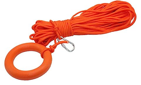 Garneck Schwimmende Lebensrettende Rettungsleine 30m Polyethylenacryl 8mm Mit Armband Für Schwimmbad Strand Yacht Sicherheitsseil