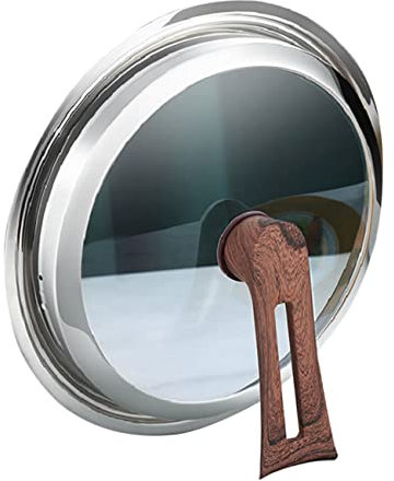 DECHOUS Tapa De Acero Inoxidable Transparente Para Olla y Sartén Cubierta Antidesbordamiento Para Cocción Accesorio De Cocina