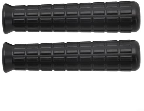 HEIBTENY 2 Stück Schubkarrengriffe | rutschfest | Gummigriffe für Schubkarren | schwarze Ersatzgriffe 114 x 12 mm, 114 x 16 mm, 114 x 20 mm, 122 x 30 mm, 122 x 32 mm(122 x 30mm)