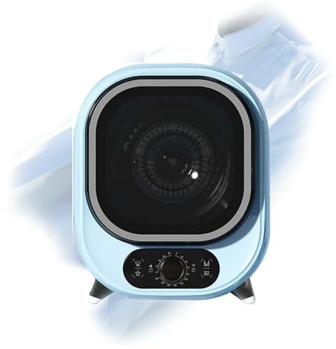 XNXYSMKJ Petit sèche-Linge à Condensation, Mini-sèche-Linge Portable ventilé de 5 kg pour Appartement, dortoir, hôtel, Maison (Blue)