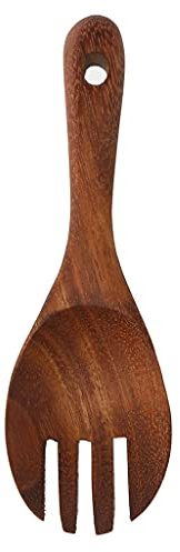 Utensilios de cocina de madera para ensalada, cuchara de arroz, tenedor, cena, ensalada, mezcla, utensilios de cocina