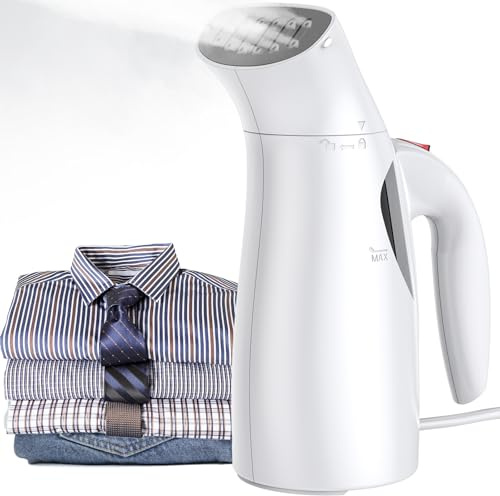Steamer Dampfglätter 700W,170ML Mini Tragbare Dampfbügeleisen Reise Dampfglätter 50S Aufwärmen, Handheld Hemdenbügler für Zuhause,Büro, Reisen