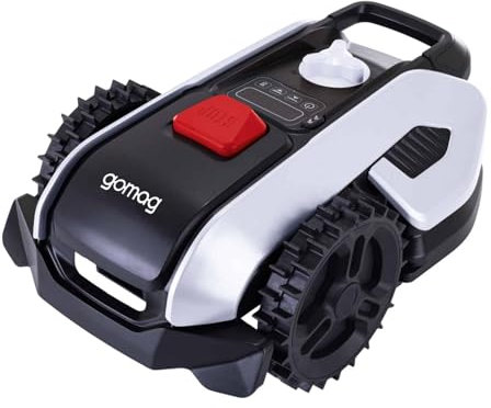 Gomag Akku-Rasenmähroboter GO-MR300 Mähroboter | Brushless | 300 m² | 160 mm Schnittbreite | 20 – 50 mm Schnitthöhe | max. Steigung 25% | inkl. Zubehör