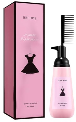 mophrati 150 ml Glättungscreme für lockiges Haar mit Bürste, die das Haarstyling nährt und die Frau für den professionellen Salon glättet