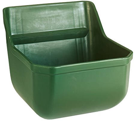 Kerbl 32460 Kraftfuttertrog-Fohlentrog ohne Metallstäbe, grün