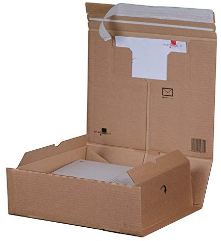 PACKBOX L braun A4+/Ordner, 328x290 mm Versandbox Karton 20 Stück