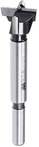 sourcing map Forstner Bohrer Loch Holz schneide, 21mm Durchmesser, 8mm x 30mm Schaft DE