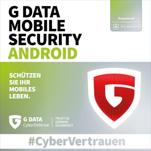 G DATA Mobile Security 2026 | 3 Geräte | 1 Jahr | Virenscanner für Android Tablet/Smartphone | zukünftige Updates inklusive | Made in Germany | Aktivierungscode per Email