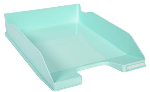 Exacompta Lot de 6 Corbeilles à courrier Combo Midi Aquarel vert pastel