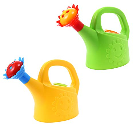 Tomaibaby Gießkanne Kinder Huhn Gießkannen klein Plastik Garten Gießkanne Strand Spielzeug wasserspielzeug Spielzeug sandkasten Handheld, 2 Stück (Zufällige Farbe)