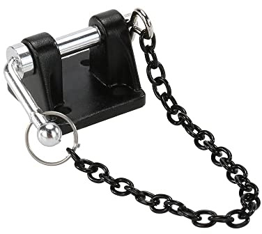 Milageto RC Crawler Trunk 1/10 Grillete de Remolque Gancho de Cadena Conjunto de Soporte de Enganche de Remolque