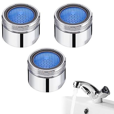 Strahlregler M18, Wasserhahn Filter Strahlregler, 3 Stück Mischdüse Einsatz, Wasserhahn Sieb Einsatz