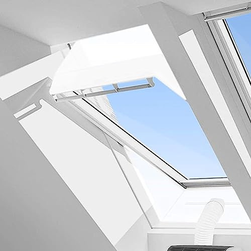 Fensterabdichtung für Mobile Klimageräte Dachfenster, Hot Air Stop zum Anbringen an Schwingfenster, Fenster Klimaanlage Abdichtung, 230cmx2