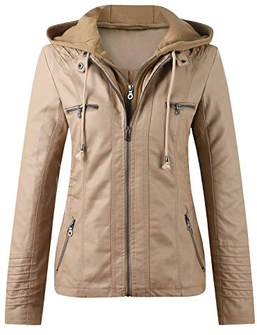 JIANROU Damen Leicht Windbreaker Jacke Fahrradjacke,Winter Mantel,Kamelhaar Mantel,Braune Steppjacke Damen,Mantel Knöchellang,Winter Damen Mantel