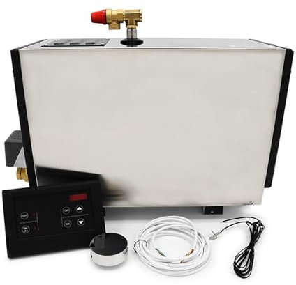 TAITUS Dampfduschgenerator, 4,5 kW Nasssauna-Dampfbadgenerator for den Heimgebrauch, Dampfmaschine, kommerzielle Dampfausrüstung