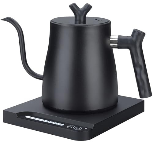 DICEAYNICO Electric Kettles - Gooseneck Electric Kettle with 7-Level Temperature Control, 1-Liter Stainless Steel Inner 1000-Watt Quick Heating