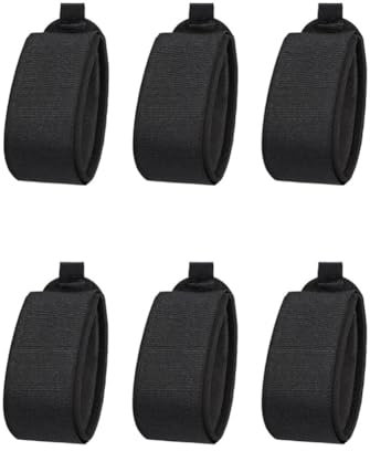 Cpolebev 6 Stück Verstellbare Ski-Befestigungsgurte, Skigurte zum Tragen, Skibänder mit Schutzpolstern, für Skiboards