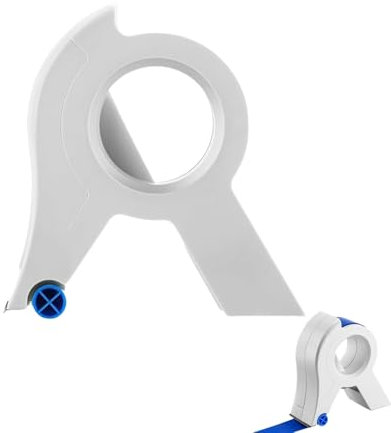 Dispenser de ruban adhésif, Masking Machine portable, applicateur de bande de masquage, 5 rouleaux inclus, outil polyvalent pour peinture et bricolage (1*dérouleur scotch)