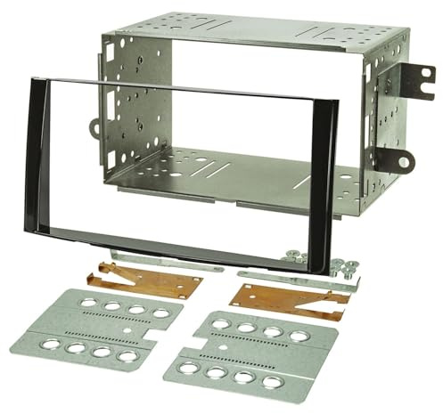 tomzz Audio 2411-000 Doppel DIN Radioblende kompatibel mit Daihatsu Terios J2 ab 2007 Piano Lack schwarz