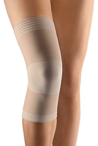 Bort Zweizug Kniestütze Bein Knie Bandage, stabiliseriend, hautfarben, XXL