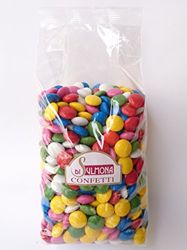 Dragées von Sulmona - Schokolinsen (Smarties), Zufallsfarben - 500 gr