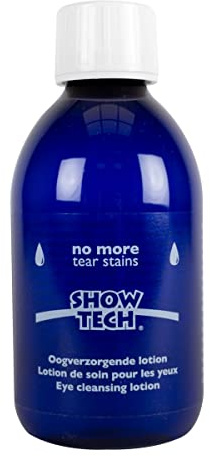 Show Tech No More Tear Stains, Your Dog Grooming Expert, Tear Stain Remover, for Dogs and Cats, 250ml